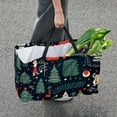 thumbnail image 7 of Christmas Tree Large Capacity Reusable Laundry Bag – Foldable Oxford Cloth Shopping Bag, Cube Organizer, and Beach Bag, 7 of 7