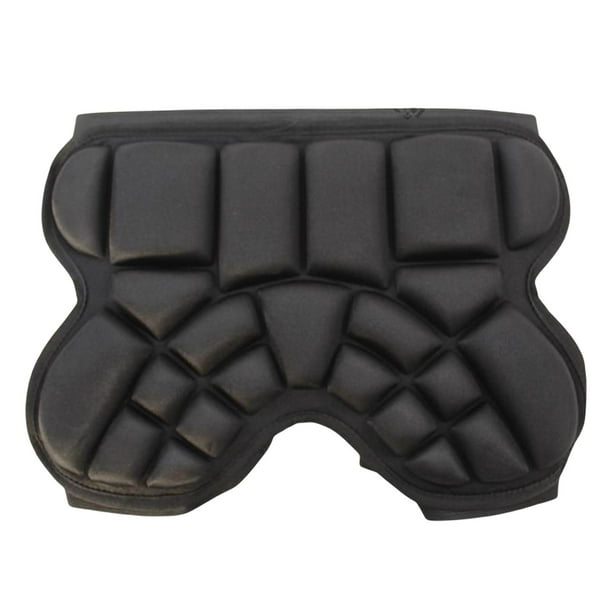 Almohadilla protectora de cadera acolchada, almohadilla de soporte, almohadilla de impacto 3D, a prueba de golpes, almohadilla protectora de cadera acolchada Negro