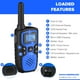 thumbnail image 3 of Walkie Talkies Wishouse M9 recargables de largo alcance, paquete de 4, 3 of 9