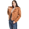 thumbnail image 1 of Chamarra de gamuza Juvenil Roman Fashion 24069 cafe CH, 1 of 5