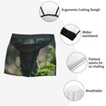 thumbnail image 3 of Honeii Cute Saucerman With Big Eyes Print Mens Boxer Briefs Breathable,Boxer Brief for Men, Moisture-Wicking Underwear-Small, 3 of 5