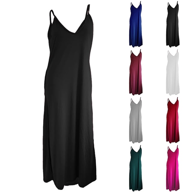 Gspmoly Robe pour Femmes, Robe Décontractée de Mode pour Femmes à Cordon, Sans Manches, à Col en V, avec Poches, Robes de Vacances pour Femmes Cadeaux de Vacances