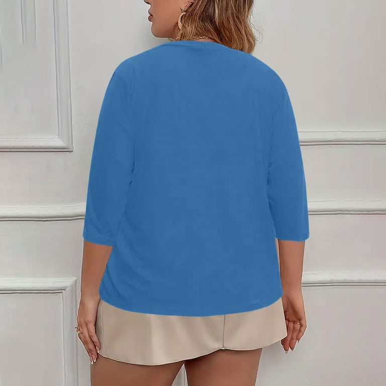 Yfnnup Shrug Cardigans for Women Open Front Half Sleeve Bolero Plus Size Lightweight Shawl for Evening Dress, Women's, Size: 3XL, Blue