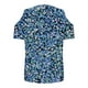 thumbnail image 5 of Puntoco Liquidación de blusas cortas para mujer, blusas estampadas para mujer, blusas de manga corta con escote en V y hombros descubiertos, blusas de moda, 5 of 5