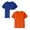 Blue&Orange, variant on Boys Plain T Shirt Boys Girls 3d Graphic Shirts Cool Crewneck T-Shirt Unisex Short Sleeve Top Tees (Sky Blue,11-12 Years)
