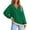 Green, variant on dGslk Women’s Long Sleeve Striped Pullover Top Casual Half Zip Collar Loose Fit Sweatshirt for Everyday Comfort and Style Black L