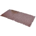 thumbnail image 1 of Monstrate Rectángulo Alfombrillas de ducha Antideslizante PVC Piedra Baño Alfombra Ventosa Larga Cocina Baño Almohadilla para pies Juegos de accesorios de baño café Monstrate JJ19046-03, 1 of 6