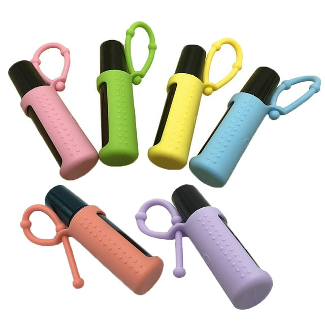 ITFABS Silicone Roller Bottle Holder Sleeve Essential Oil Bottle Protector