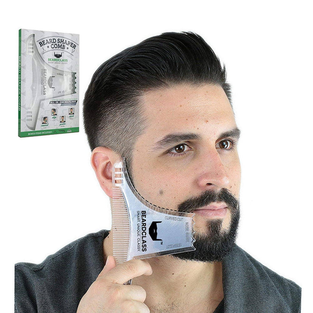 Beard Shaping Styling Template Beard Comb Men Shaving Tools Hair Beard Trim  Template Comb | Walmart Canada