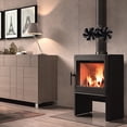 thumbnail image 3 of Ruibeauty Fireplace Fan Double Head 12 Blade Furnace Fan Wall Mounted Unpowered Operation, 3 of 5