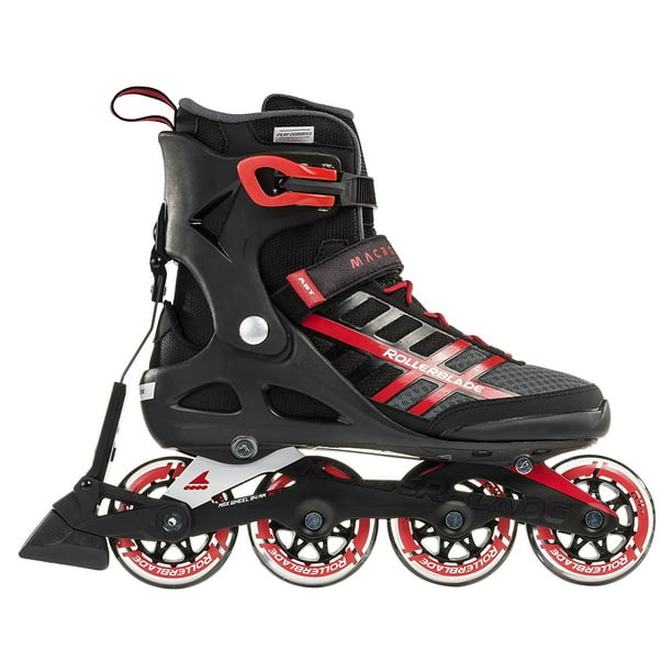 Rollerblade Macroblade 84 ABT Men's Inline Skates - Black/Red - 8.5