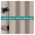 thumbnail image 3 of 100% Blackout Curtains 72 Inches Long, 2 Thick Layers Heat and Full Light Blocking Soft Thermal Insulated Drapes for Bedroom(52" Wide Each Panel, Natural, 2 Panels), 3 of 8