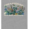 thumbnail image 2 of Elevation 7573 Shenandoah Wildflowers Heather Gray Adult Long Sleeve Hoodie-Medium, 2 of 3
