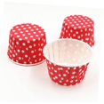 thumbnail image 5 of 100pcs Chocolate Chip Muffin Ice Cream Containers Baking Sheet Liner Muffin Liners for Baking Paper Baking Cups Cake Wedding Lining Aluminum Foil Wrapping Paper Muffin, 5 of 5