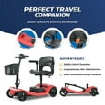 thumbnail image 6 of Segmart 4 Wheel Mobility Scooter for Seniors,Portable Electric Scooters Motorized with LED Light,Power Scooter  for Best Gift, 6 of 9