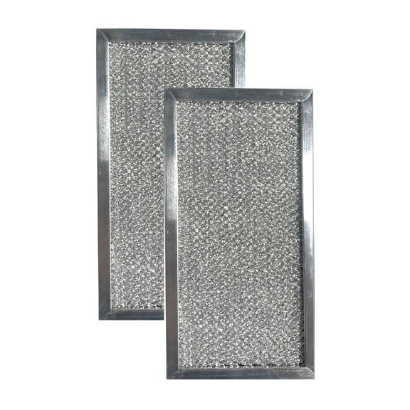 Air Filter Factory Replacement for 4-7/8 x 9-3/8 x 3/8 Range Hood Aluminum Grease Filter 2-Pack