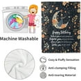 thumbnail image 4 of Birthday Gifts,Unique Best Gift Blanket 40x50in for Daughter from Mom,Moon and Stars Love Blankets,Ideas for Women Girls Neice Lightweight Throw,Happy Festival Party Decor, 4 of 6