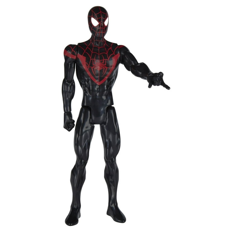 送料無料 いくらから Marvel Spider-Man Titan Series: Miles Morales, Venom Toy 特撮