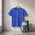 thumbnail image 4 of GiLiling Boys Compression Shirt Short Sleeve Youth Athletic Football Baseball Undershirt Kids Sports Base Layer (Blue, 9-10 Years), 4 of 9