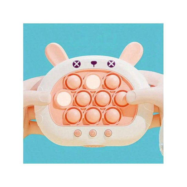 Cartoon Press Play Speed Push-game Machine With Melodious Sound Effects, Cool Lighting. With Four Modes: Level Break, Memory, Scoring, And Multiplayer