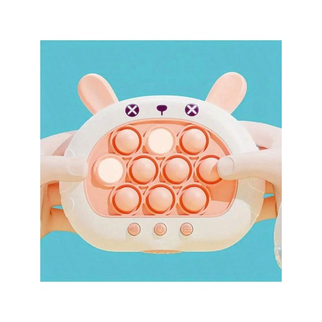 Cartoon Press Play Speed Push-game Machine With Melodious Sound Effects, Cool Lighting. With Four Modes: Level Break, Memory, Scoring, And Multiplayer