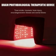 KABB LED Red Light Therapy Helmet, Portable Infrared Light Hair Care Cap for Daily Use