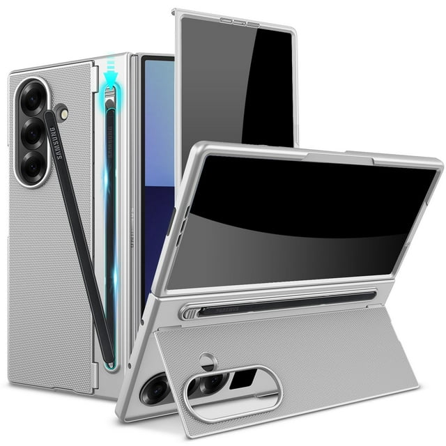 Funda YQODSZ para Samsung Galaxy Z Fold 7 con soporte para bolígrafos