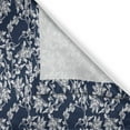 thumbnail image 3 of Ambesonne Navy Blue Kitchen Curtains, Floral Botanic Design, 55"x39", Dark Blue White, 3 of 3