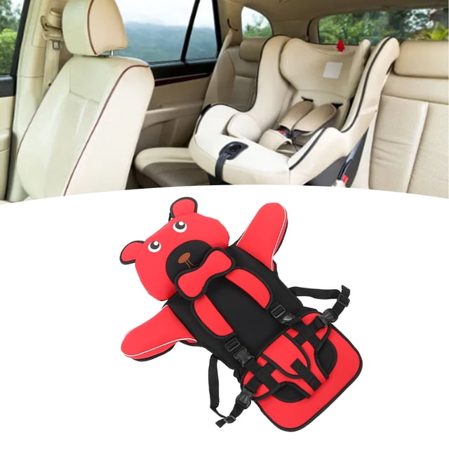 Asiento De Seguridad Para Niños, Correas Ajustables, Arnés, Asiento Elevador Para Automóvil, Arnés De Seguridad De 5 Puntos, Almohada Grande Y Suave, Lavable A Máquina,