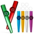 thumbnail image 1 of HLONK 6 Pcs Kazoo Percussion Instruments Metal Musical Instruments For Adults Kids, 1 of 6