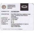 thumbnail image 7 of 1.07 CT Round Cut Nature White Diamond Seven Stone Engagement Band Ring In 14K Solid White Gold (Color: G-H, Clarity: I2-I3, 1.07 Cttw) IGI Certified, 7 of 7