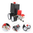 thumbnail image 2 of MasteelfCA 1 Ensemble Compresseur d'Air Interrupteur Compresseur d'Air Valves de Pression Interrupteur à Quatre Trous, 2 of 7