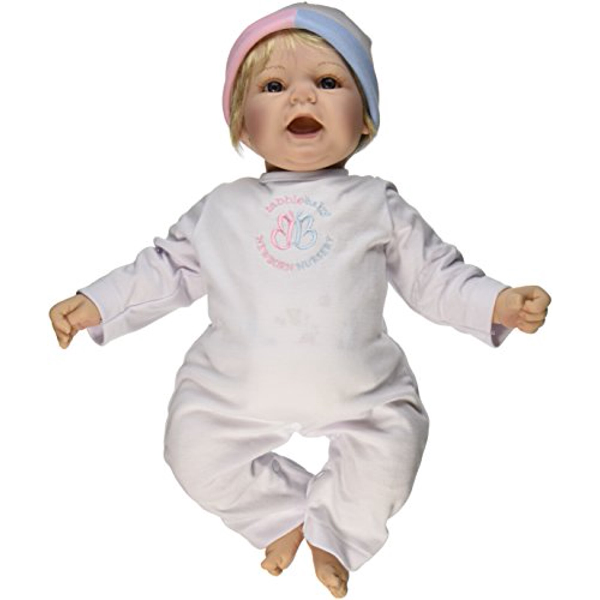 Madame Alexander Babble Baby Blonde Hair Blue Eye Sweet Baby