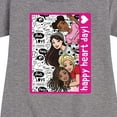 thumbnail image 3 of Barbie - Happy Heart Day - Toddler And Youth Girls Fleece Dress, 3 of 5