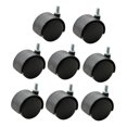 thumbnail image 4 of FOMIYES 8Ud Caster Para Sillas De Oficina En Negro Con Para Movimiento Silencioso Y Suave, 4 of 8