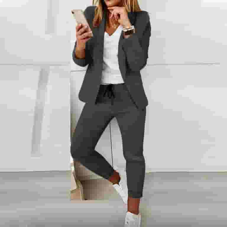 Wijhcboe Women's Two Piece Lapels Pant Suit Set office Business Winter Dress Pants Long Sleeve Jacket Pant Modern Business Suits for Women Suit Slim Fit Trouser Jacket Suit Size M - Walmart.com Wijhcboe Women's Two Piece Lapels Pant Suit Set office Business Winter Dress Pants Long Sleeve Jacket Pant Modern Business Suits for Women Suit Slim Fit Trouser Jacket Suit Size M - Walmart.com