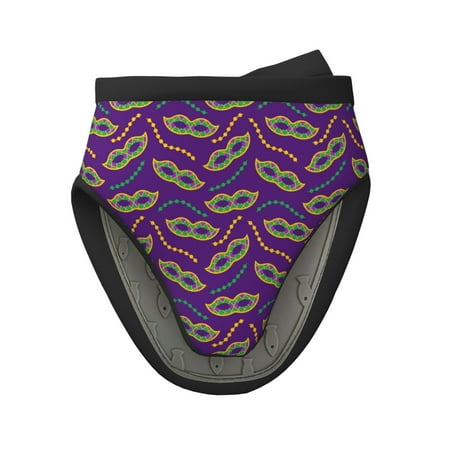 

Qekee Carnival Masks and Beads Print Non-Slip Mini Oven Mitt Silicone Oven Mitts Heat Resistant Kitchen Mittens Pinch Mitts Cooking Mitts
