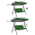thumbnail image 5 of Outdoor Swing Canopy Replacement Top Cover Universal Yard Swing Cover 3 Seater, 5 of 10
