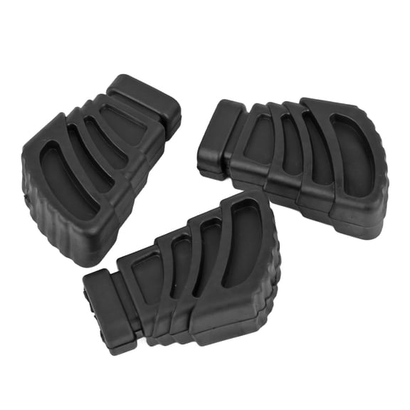 3Pcs Drum Rubber Feet Bass Snare Hardware Seats Cymbal Stand Bracket Rack Pads Legs Replacement Percussion Parts Black WC10