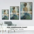 thumbnail image 4 of Lady in Blue Framed Premium Gallery Wrapped Canvas - Ready to Hang - 17 x 25 - Black Floating Frame, 4 of 9