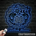 thumbnail image 5 of Craftnamesign Personalized Thanksgiving Scarecrow Metal Wall Art LED Light, Scarecrow Fall Sign, 5 of 5