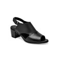 thumbnail image 1 of Sandalia con Tacón Exterior Piel Color Negro Para Mujer De RBCOLLECTION, 1 of 3