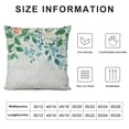 thumbnail image 5 of nygtbtfer Outdoor Throw Pillow Cover Watercolor Flower Green Leaves Waterproof Cushion  Pack Botanical Floral Texture Pillow Cases Home Decoration for Patio Garden Couch Sofa, 5 of 5