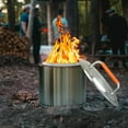 thumbnail image 3 of Fire Pit Lid Accessory for Bonfire Fire Pit, 20 inch Lid 304 Stainless Steel with Heat Resistant Handle for Solo Stove Bonfire 19.5"$$Garden & Patio, 3 of 6