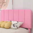 thumbnail image 6 of VECELO Upholstered Platform Bed Frame with Storage Drawers, Twin Size Bed Frame with Adjustable Headboard, No Box Spring Needed, Pink, 6 of 7