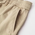 thumbnail image 6 of Ceisia Men Multi Pocket Zip Detail Drawstring Waist Casual Cotton Cargo Shorts Khaki XXL Gift, 6 of 9