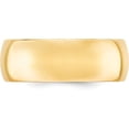 thumbnail image 2 of Avariah Diamonds 10k Yellow Gold 8.2mm Standard Weight Comfort Fit Wedding Band Size 13 - Ring Size 13.0, 2 of 6