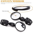 thumbnail image 2 of HSHDLDF Bicycle Rearview Mirrors A Pair of Bicycle Cycling Rear View Mirrors Adjustable Rotatable Handlebar Mounted Plastic Convex Mirror for Mountain Road Bike, 2 of 7