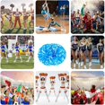thumbnail image 4 of EONQY 8 Pcs Cheerleading Pom Poms with Baton Handle Cheering Squad Hand Flower for Adults Team Spirit Sports Game Dancing Party, 4 of 4