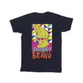 thumbnail image 1 of Johnny Bravo Mens Multi Triangles Pop Art T-Shirt, 1 of 3
